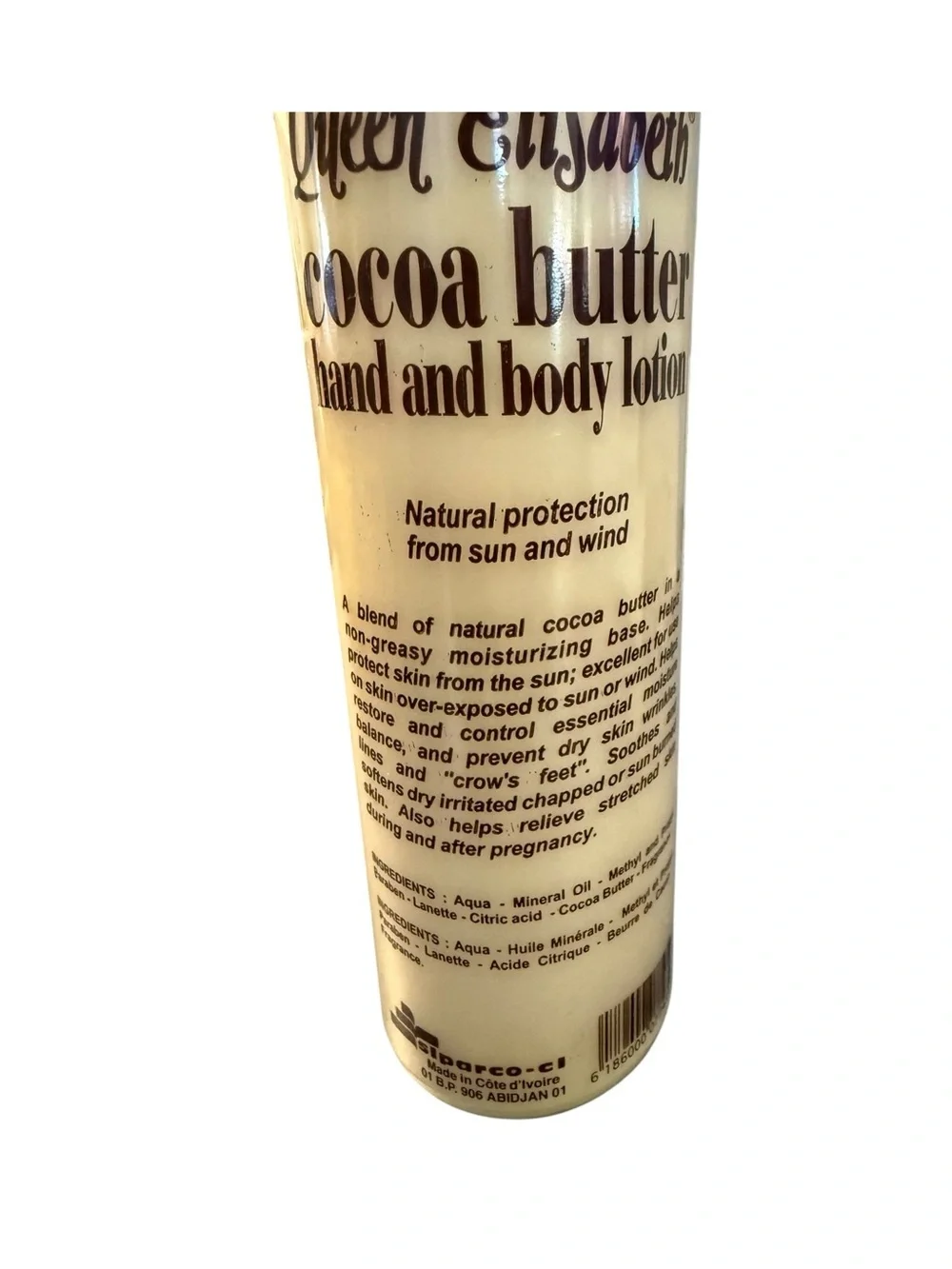 Queen Elizabeth Cocoa Butter Hand & Body Lotion 800ml 28 fl.oz.